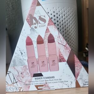 LYS Higher Standard Cream Glow Blush Stick Set - Pink and Brown